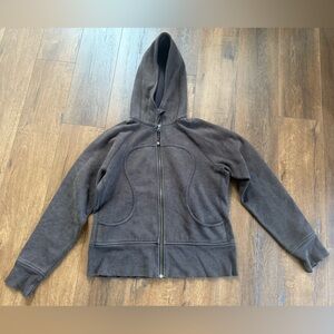 Lululemon scuba hoodie dark brown - size 10